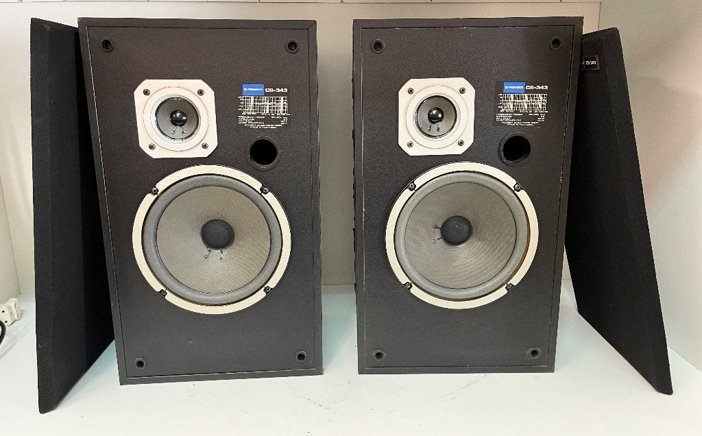Pioneer CS-343 compacte passieve luidsprekerset uit 1980
