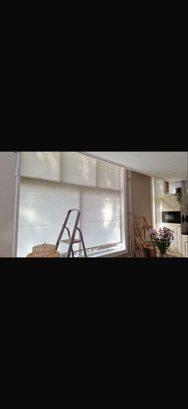 Witte jaloezieën - perfect voor privacy en lichtregeling, Ophalen, Jaloezie, Wit, Lichtdoorlatend