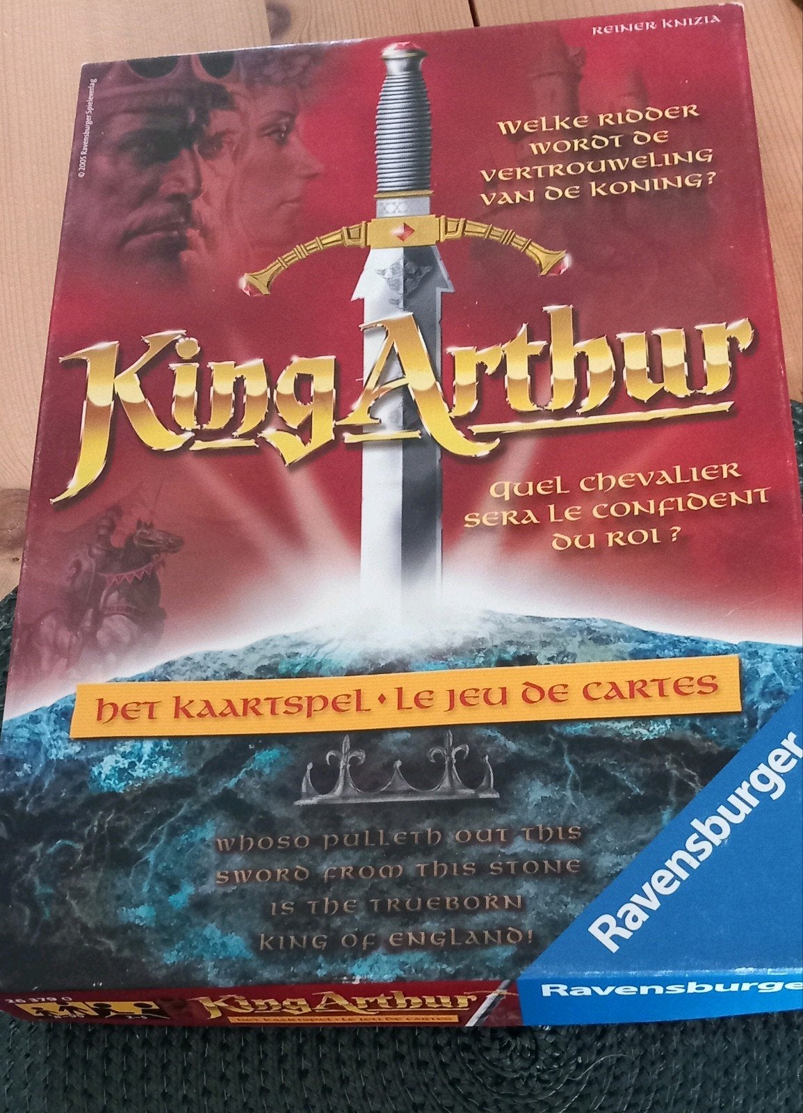 King Arthur spel, Drie of vier spelers, Ophalen, Gebruikt
