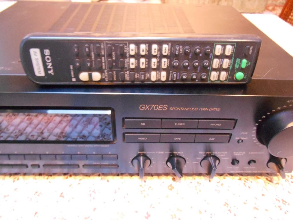 Sony STR-GX 70 ES receiver, Ophalen, 60 tot 120 watt, Sony