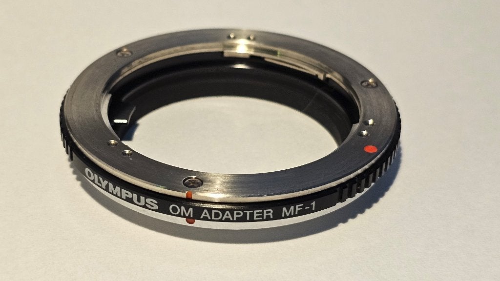 Olympus OM Adapter MF-1, Olympus, Ophalen of Verzenden, Voorzetlens/converter, Overige vattingen