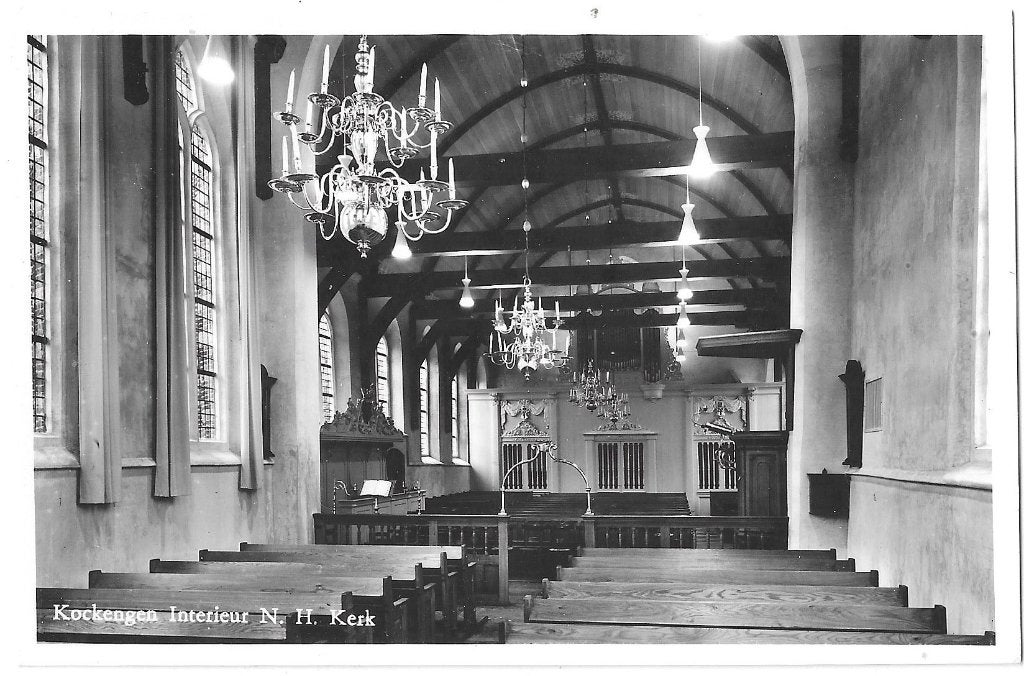 AK Kockengen - Interieur N.H. Kerk, Verzenden, 1960 tot 1980, Ongelopen, Utrecht