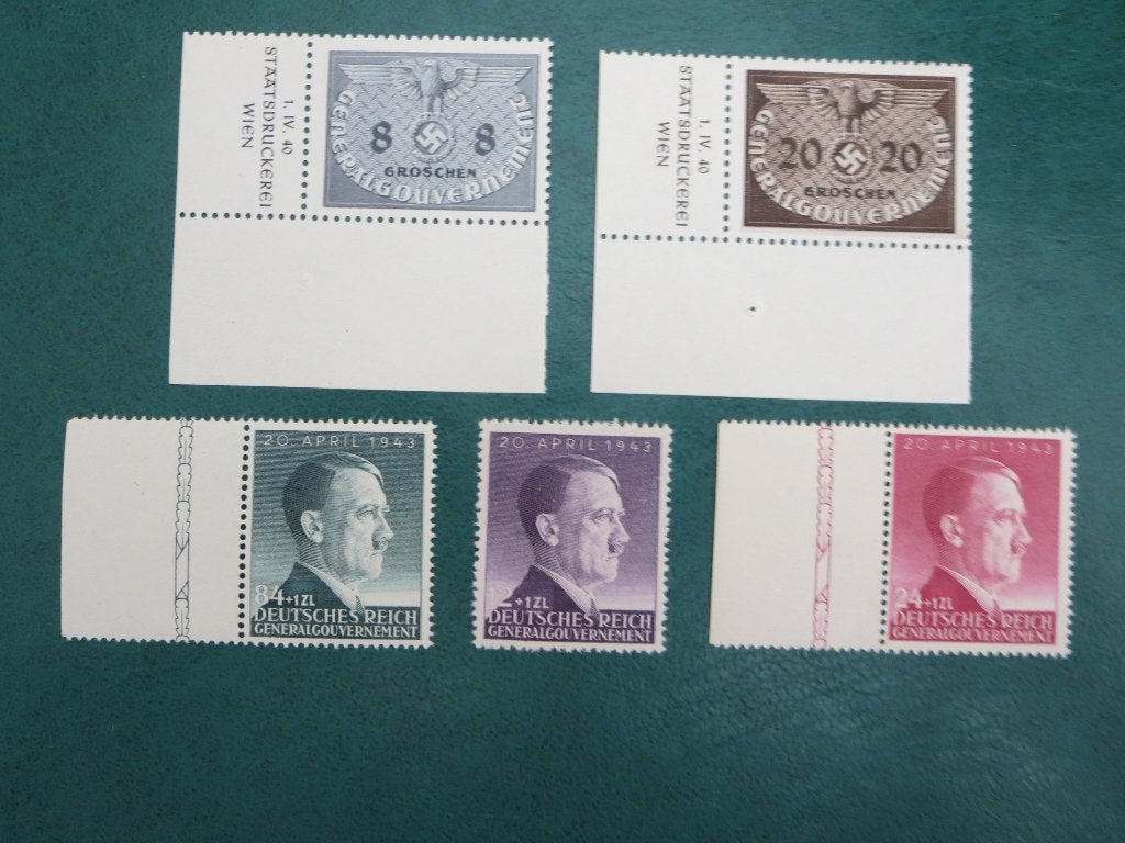 Duitse Rijk WO-2  Bezet Polen, Ophalen of Verzenden, Duitse Keizerrijk, Postfris