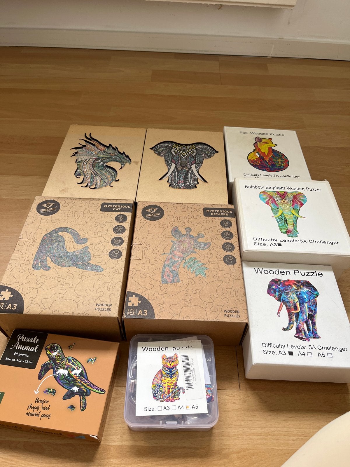 Diverse houten legpuzzels - Nieuwstaat, Ophalen of Verzenden, Minder dan 500 stukjes, Nieuw, Legpuzzel