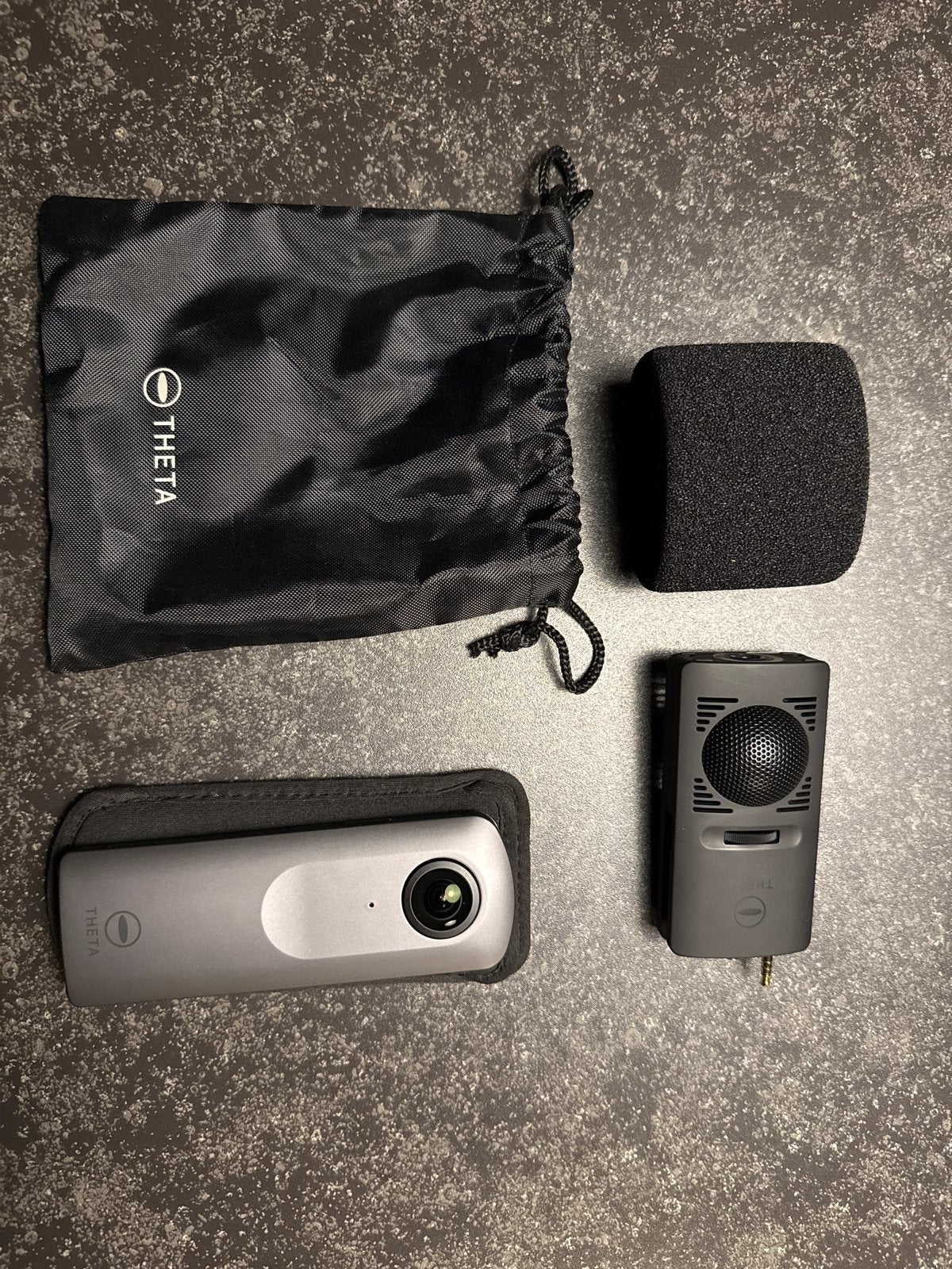Ricoh Theta 360 camera met TA-1 microfoon 3D, Ophalen, Overige typen, Zo goed als nieuw, Ricoh