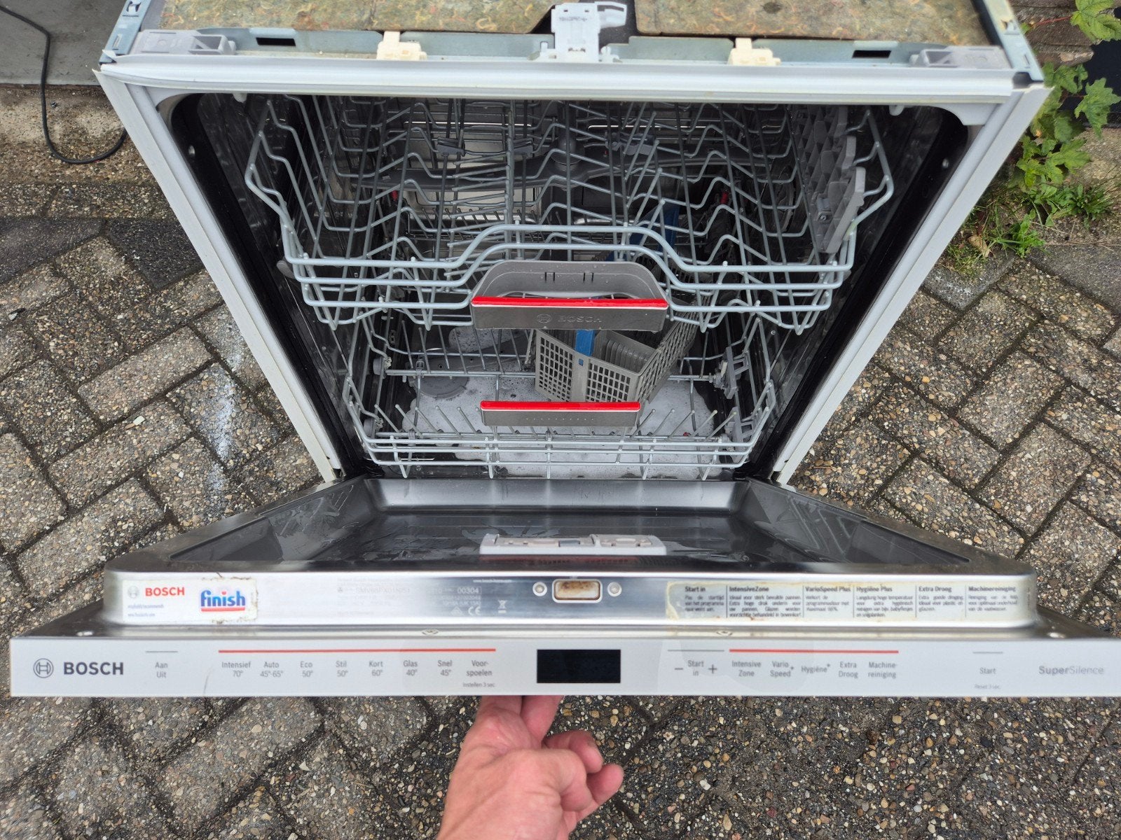 Bosch SMV68PX01N inbouw vaatwasser
Led verlichting