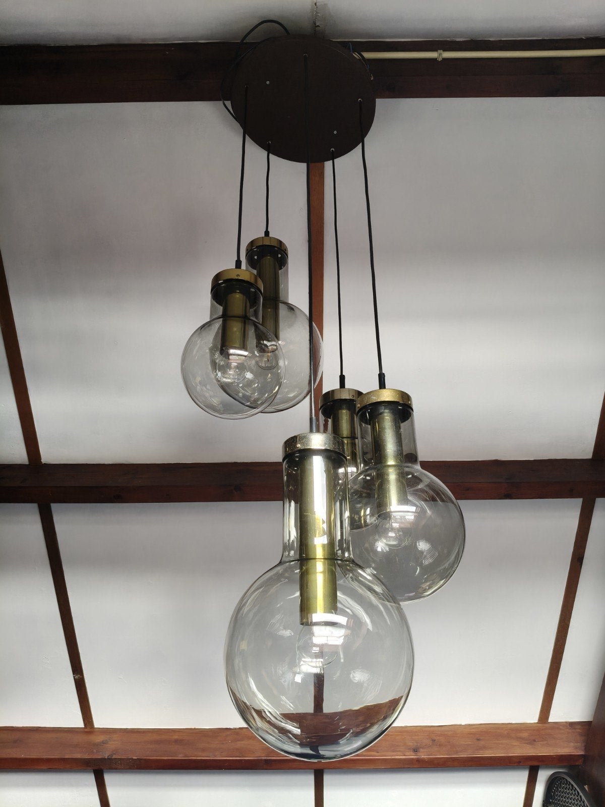 RAAK maxi Globe plafondlamp 5 stuks, Huis en Inrichting, Ophalen, Gebruikt, Glas, E27 (groot)