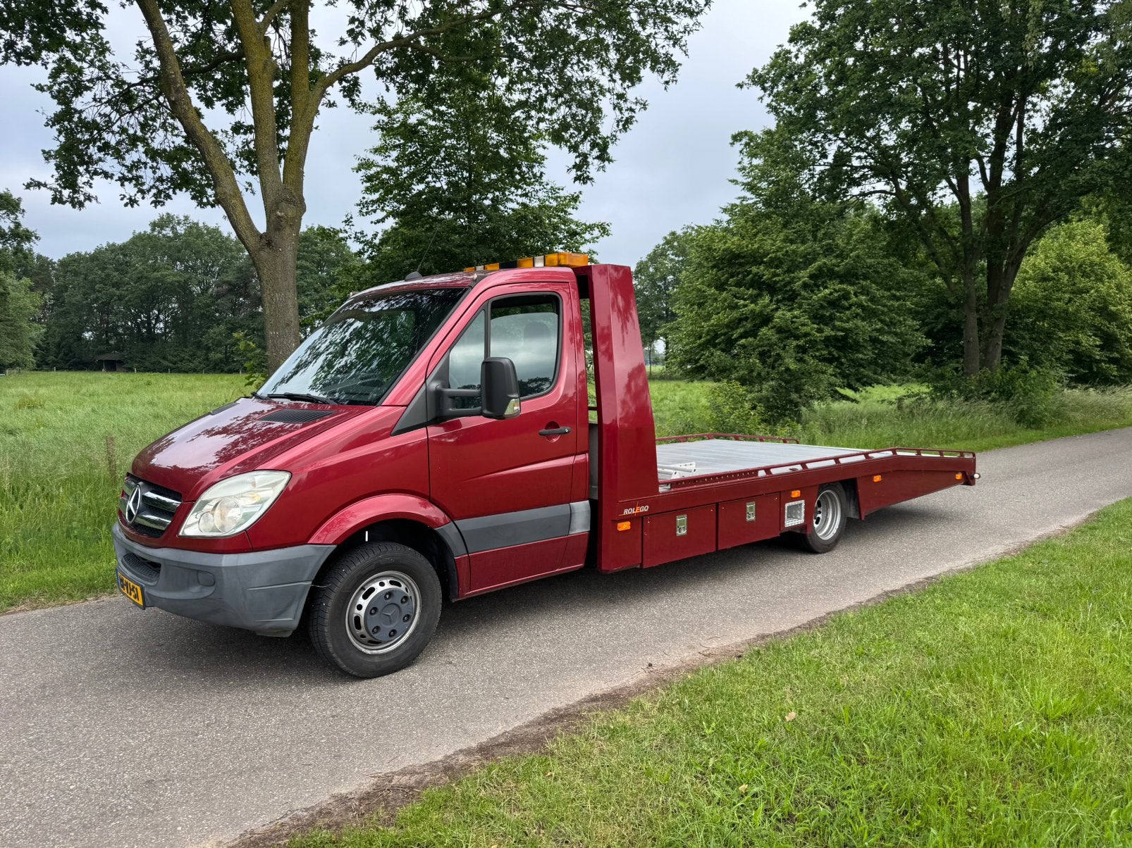Mercedes-Benz Sprinter 515cdi Automaat Rolego oprijwagen, Automaat, Zwart, 4 cilinders, 150 pk