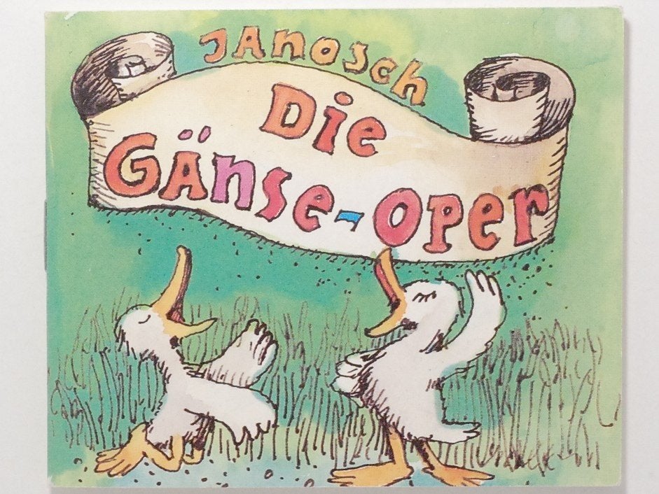 Die Gänze-Oper - Janosch - Een vintage Duits miniboekje, Verzenden, Zo goed als nieuw, Janosch