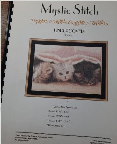Patroon boek - Mystic Stitch Cat-04, Ophalen of Verzenden, Zo goed als nieuw, Handborduren, Patroon