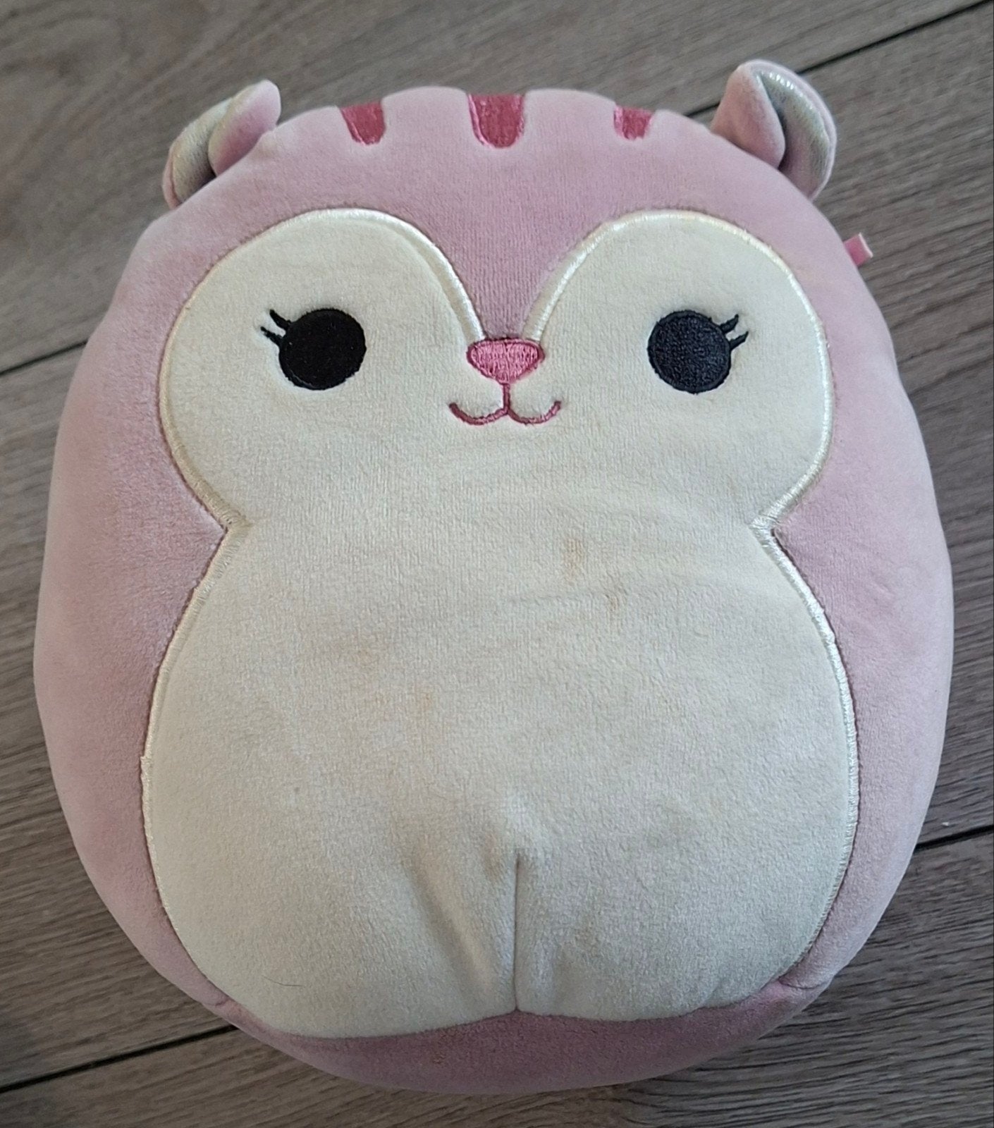 squishmallow eekhoorn medium, Overige karakters, Overige typen, Ophalen of Verzenden, Zo goed als nieuw