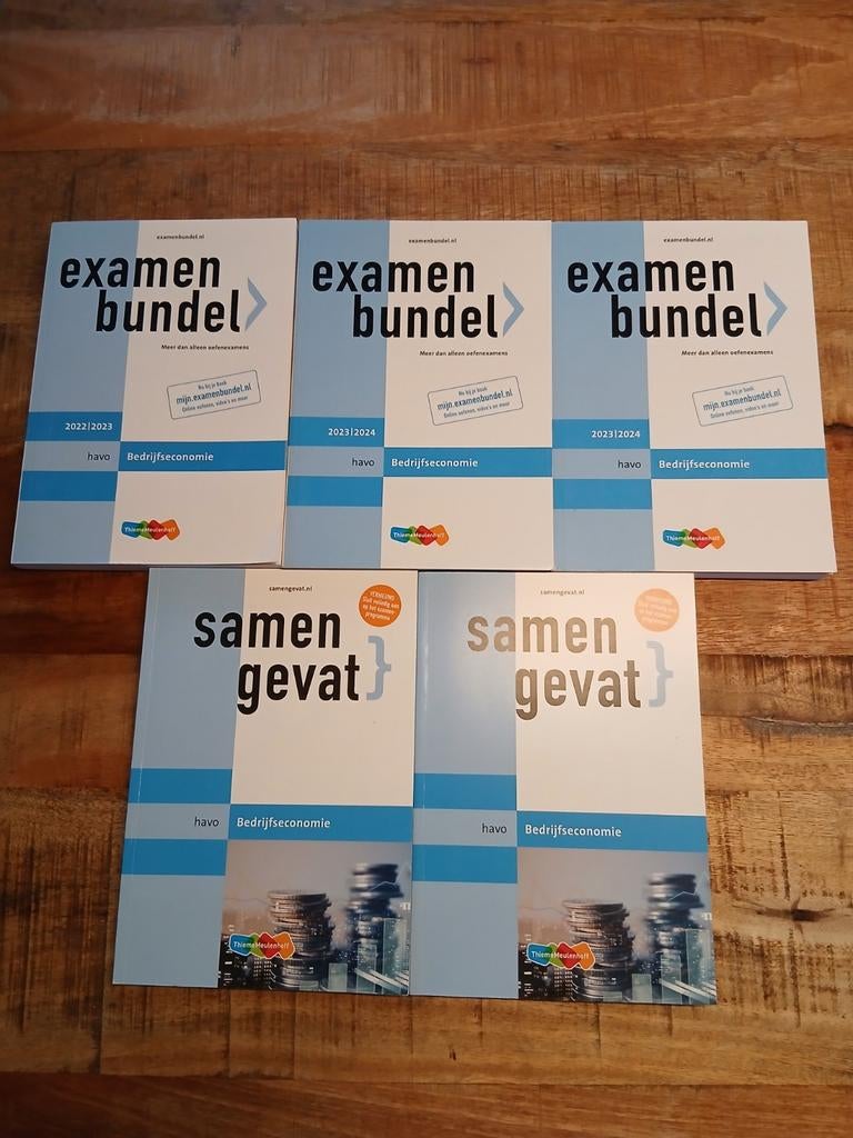 Bedrijfseconomie havo – examenbundel & samengevat €5 p/st, Ophalen of Verzenden, Zo goed als nieuw, HAVO
