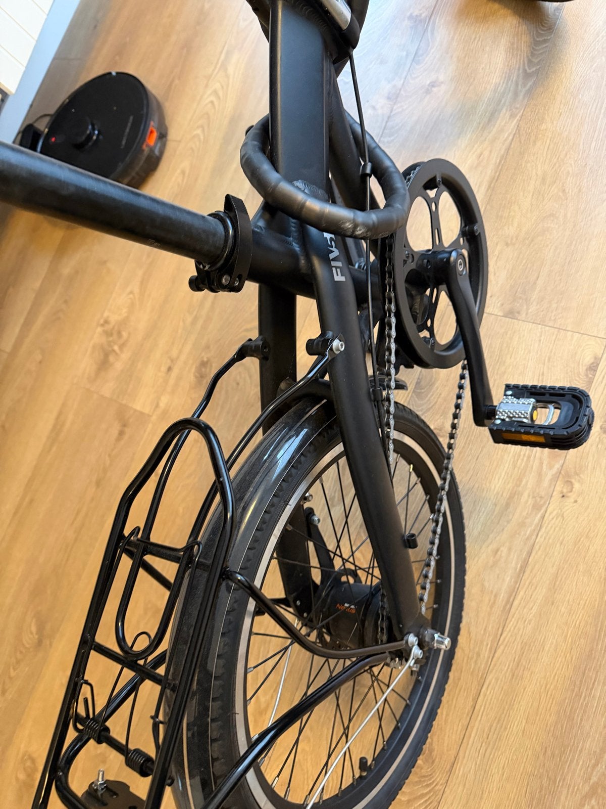 Opvouwbare fiets - Pacto - Zwart - Zo goed als nieuw, Fietsen en Brommers, Fietsen | Vouwfietsen, Overige merken, 20 inch of meer