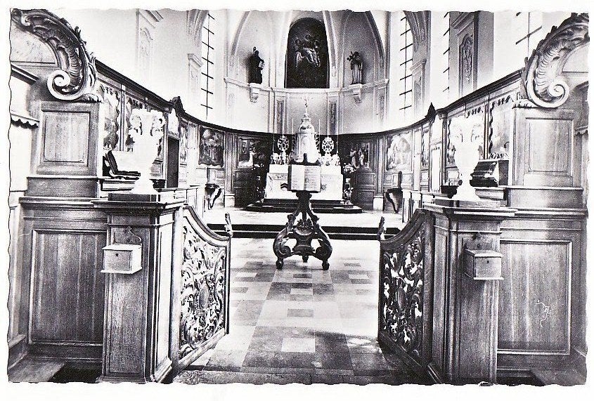 Kerniel - Borgloon (Belgisch -limburg ) koor der zusters ', Verzamelen, Ansichtkaarten | België, Ophalen, 1960 tot 1980, Ongelopen