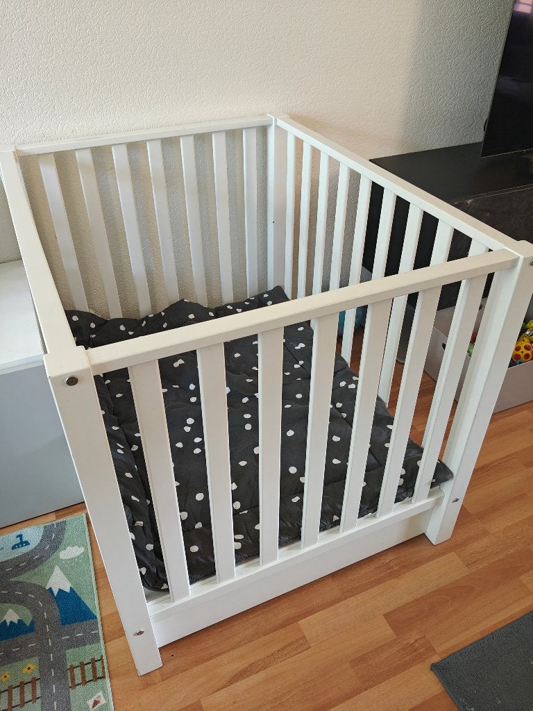 Witte Bopita box, Kinderen en Baby's, Boxen, Ophalen, Gebruikt, Rechthoekig, In hoogte verstelbaar
