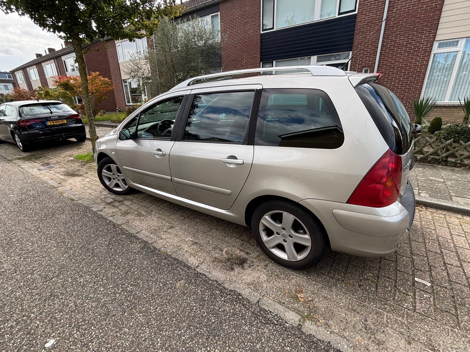 Peugeot 307 2.0 16V SW 2005 Grijs, Euro 5, 730 kg, 4 cilinders, 7 stoelen