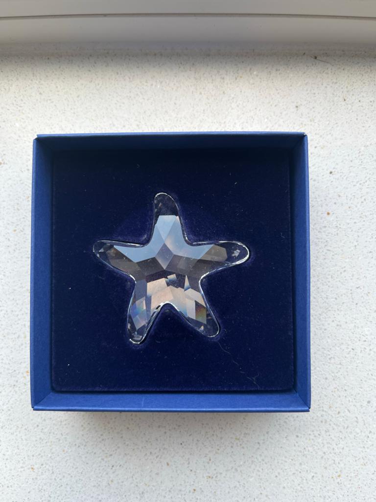 Swarovski Zeester Kristal Figuurtje, Verzamelen, Swarovski, Ophalen of Verzenden, Zo goed als nieuw, Figuurtje
