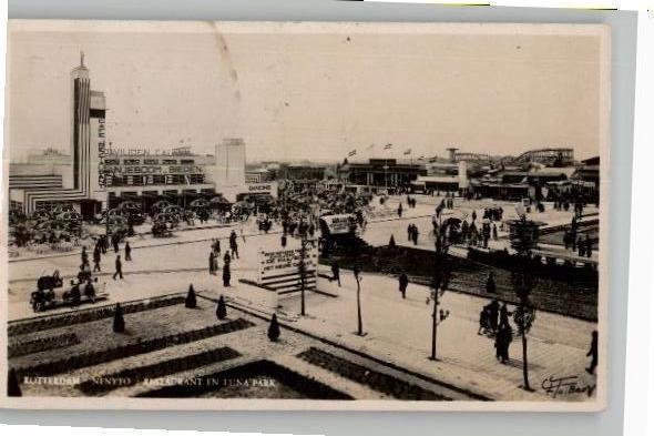Rotterdam NENYTO Restaurant Lunapark  st1928 TUCK's POSTCARD, Verzenden, 1920 tot 1940, Gelopen, Zuid-Holland