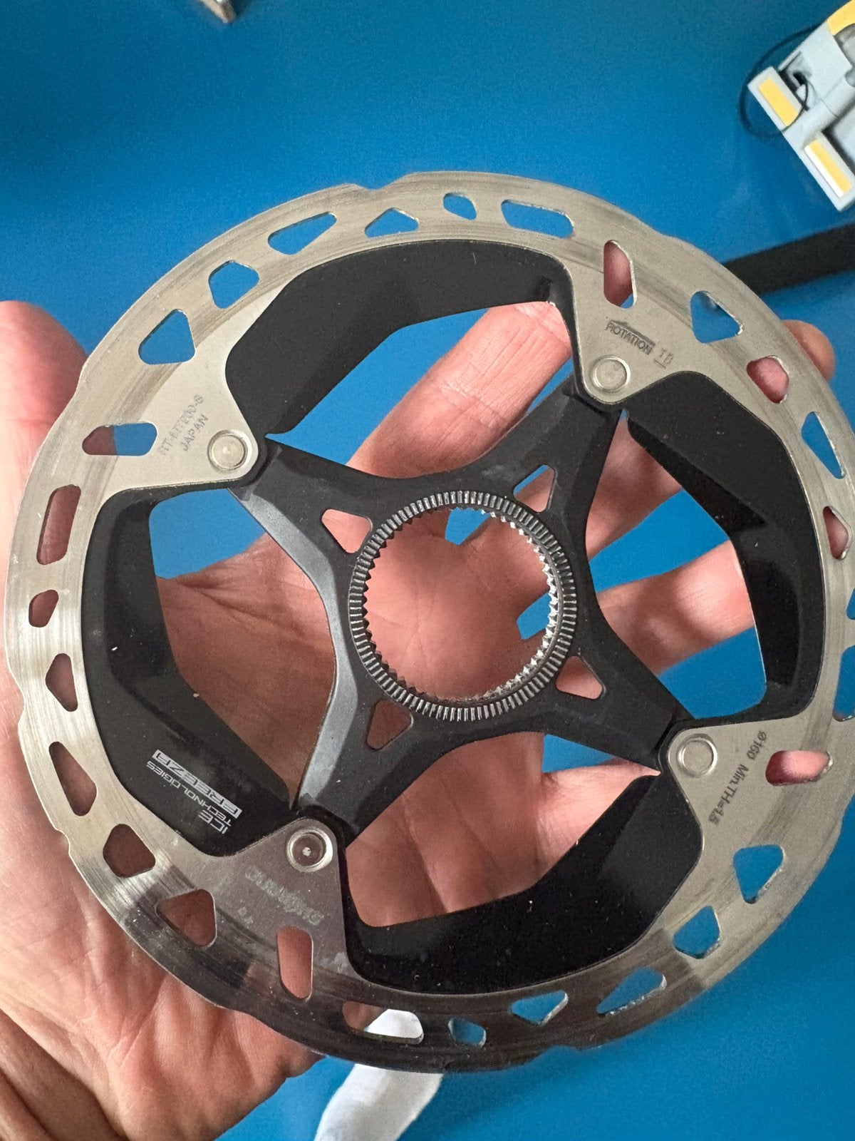 Setje Shimano SM-RT900-SS remschijven (140+160), Remmen, Gebruikt, Staal, Ophalen of Verzenden