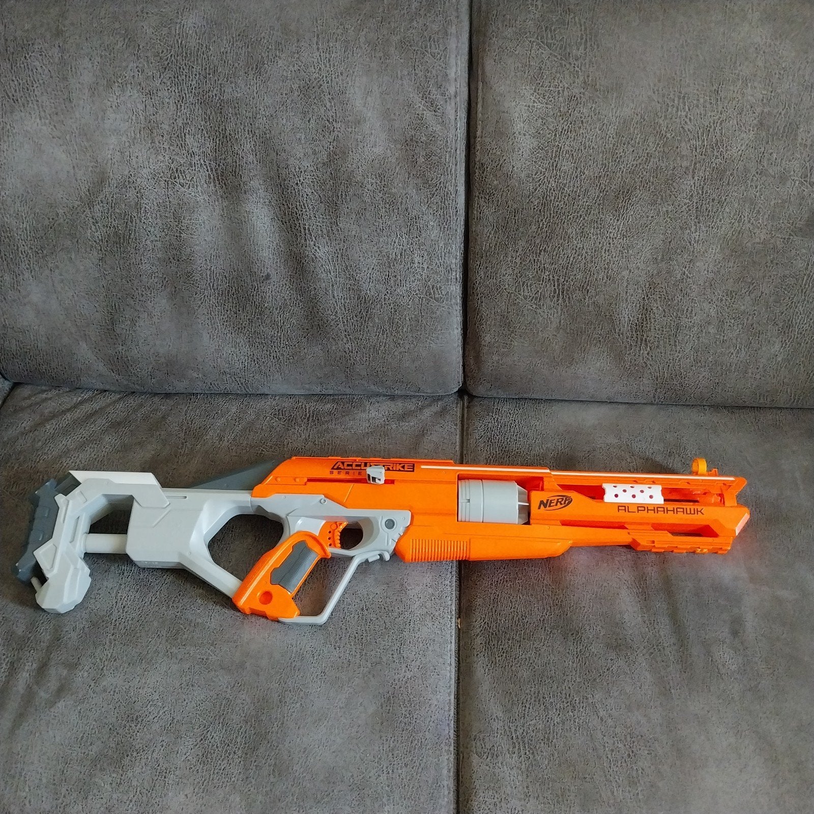 Nerf N-Strike Elite AccuStrike AlphaHawk Blaster, Ophalen of Verzenden, Zo goed als nieuw