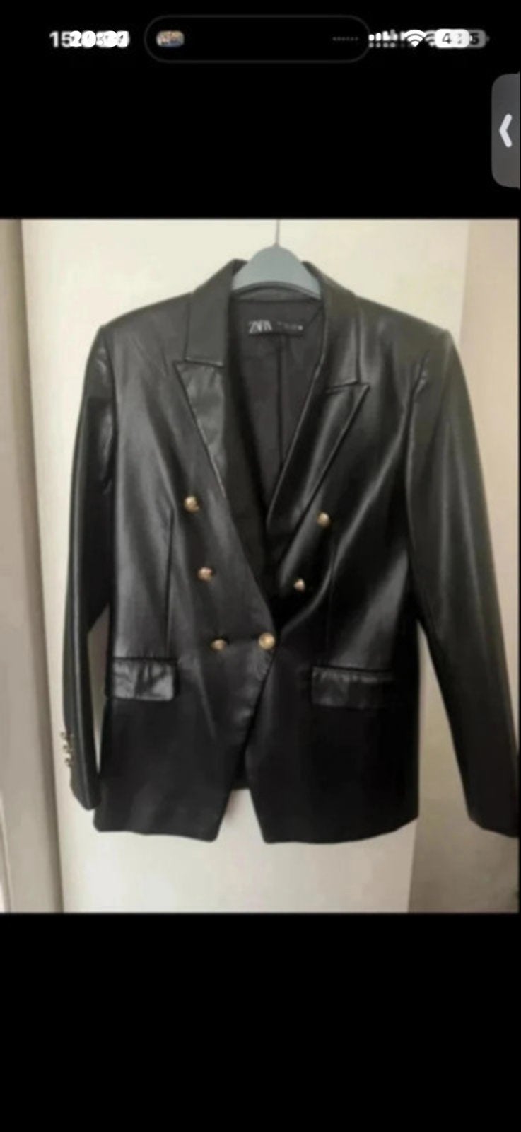 Zara blazer / jas met gouden knopen in maat L, Kleding | Dames, Zwart, Maat 42/44 (L), Ophalen of Verzenden, Zo goed als nieuw