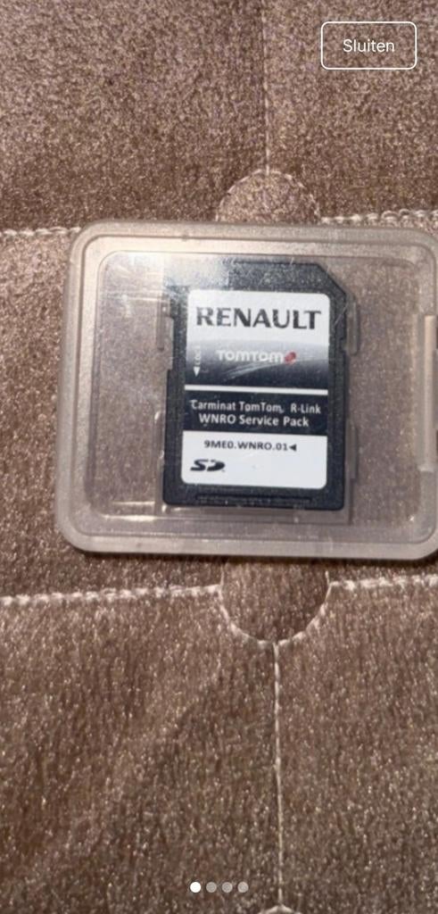Renault TomTom R-Link Service Pack SD-kaart, Ophalen of Verzenden
