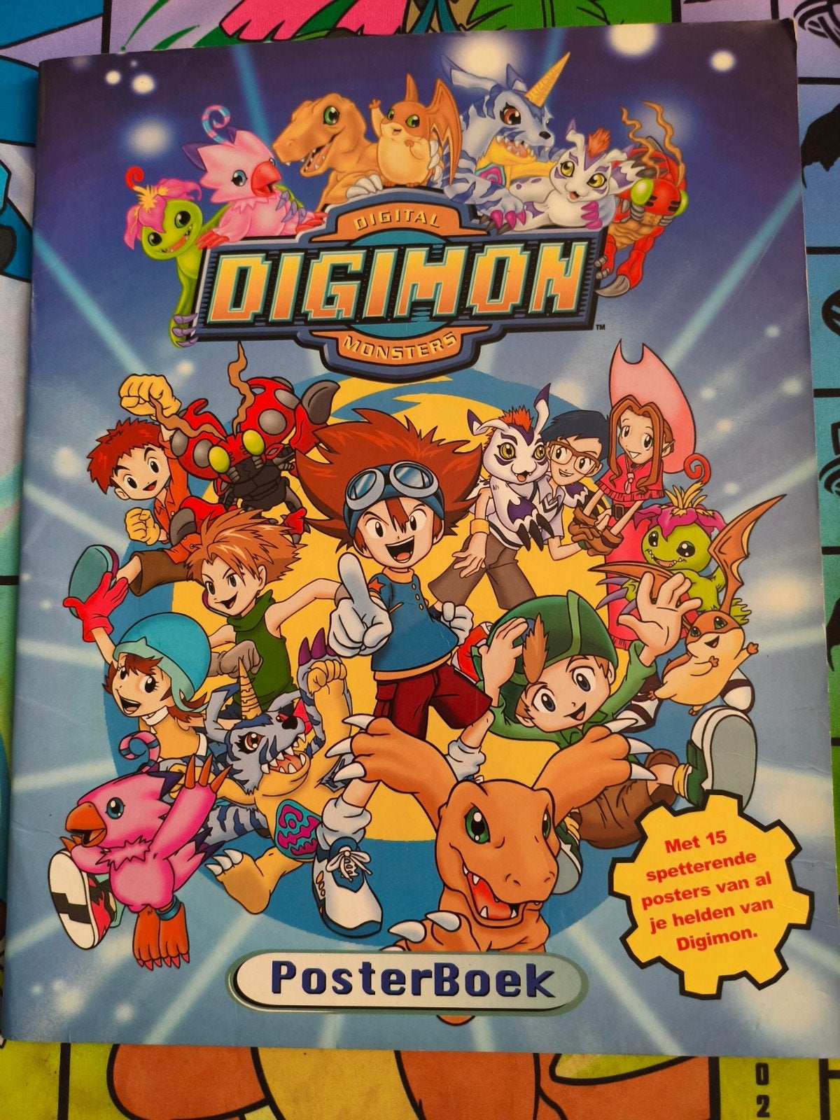 Zeldzaam Vintage Digimon PosterBoek (2001) - Compleet, Verzenden, Zo goed als nieuw, Akiyoshi Hongo / TOEI Animation