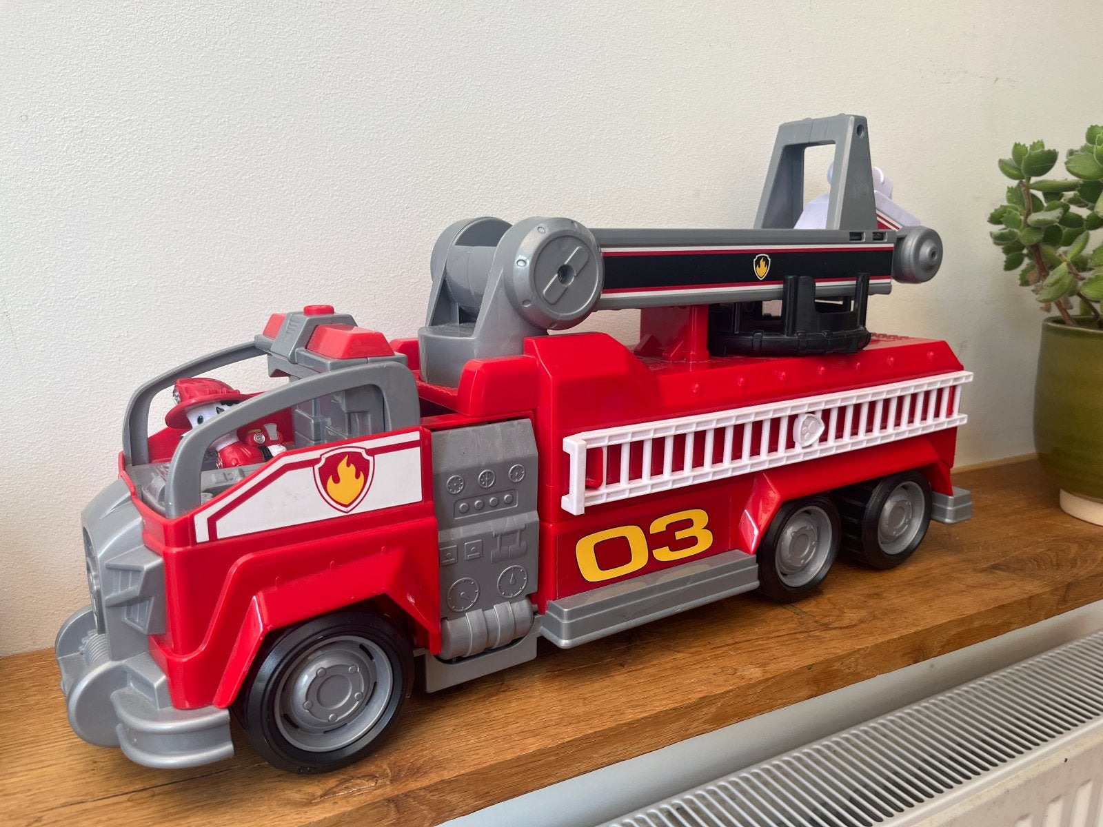 Paw Patrol brandweerwagen, Ophalen, Zo goed als nieuw