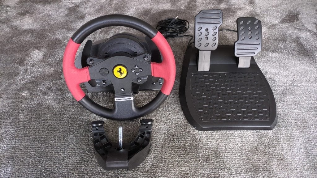 Thrustmaster T150 Ferrari Edition Stuur en Pedalen, Ophalen of Verzenden, Zo goed als nieuw, Stuur of Pedalen, PlayStation 3
