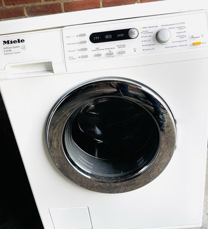 Mooie & Nette Miele SoftCare Wasmachine 7KG in top staat, Ophalen of Verzenden, Zo goed als nieuw, Voorlader, 90 tot 95 cm
