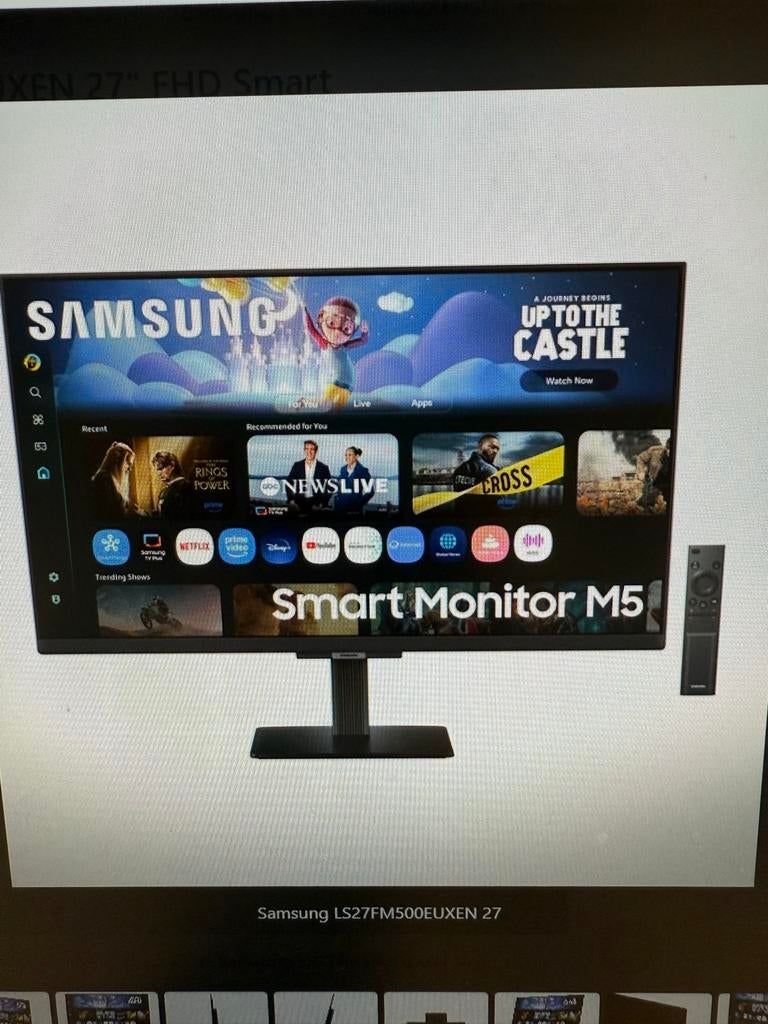 Nieuwe 27” Samsung Monitor LS27FM500EUXEN, HDMI, Kantelbaar, Nieuw, Full HD