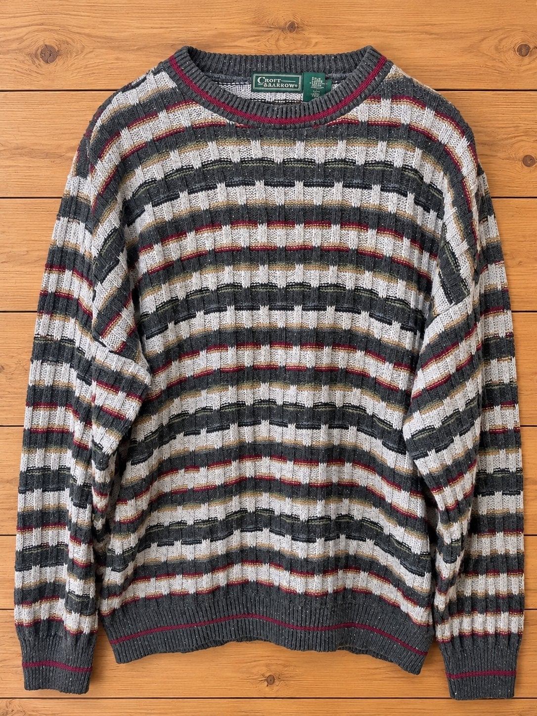 Croft & Barrow Vintage Trui L – Made in USA – Gebreid, Ophalen of Verzenden, Zo goed als nieuw, Maat 52/54 (L)