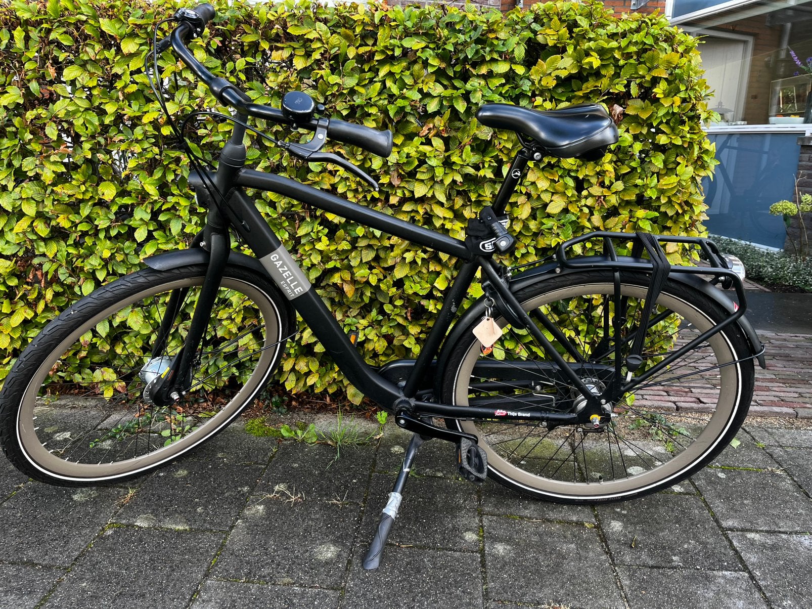 Gazelle jongensfiets —— ESPRIT H49 Black T7 (mat), Ophalen, Terugtraprem, Versnellingen, 49 tot 53 cm