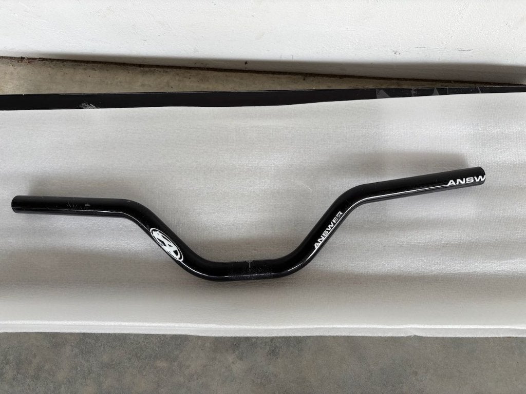 Answer Carbon BMX Handlebar Black - Size: 3,5", BMX, Answer, Stuur, Ophalen of Verzenden