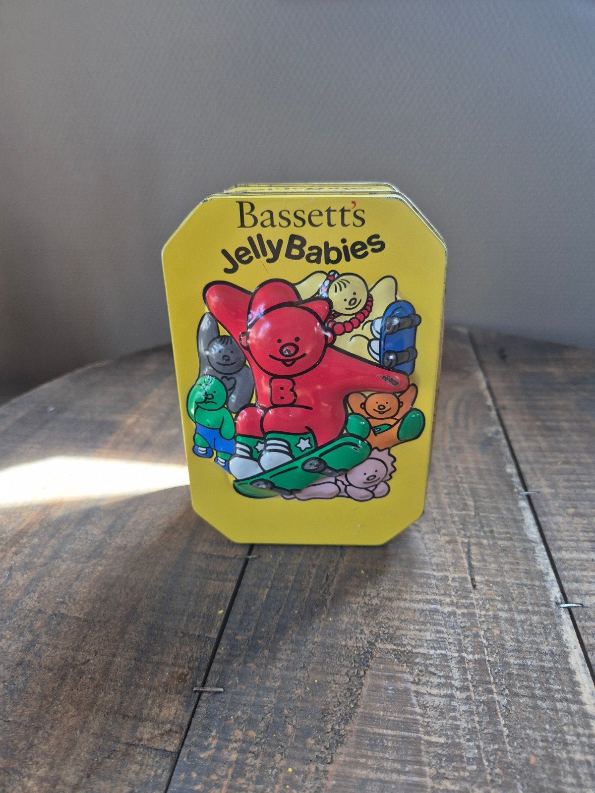 Bassett's jelly babies blik, Ophalen of Verzenden, Gebruikt, Overige