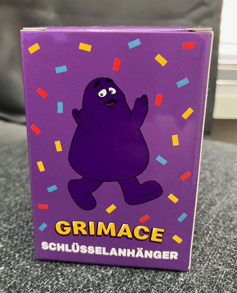 Mcdonalds Grimace sleutelhanger, Ophalen of Verzenden, Nieuw