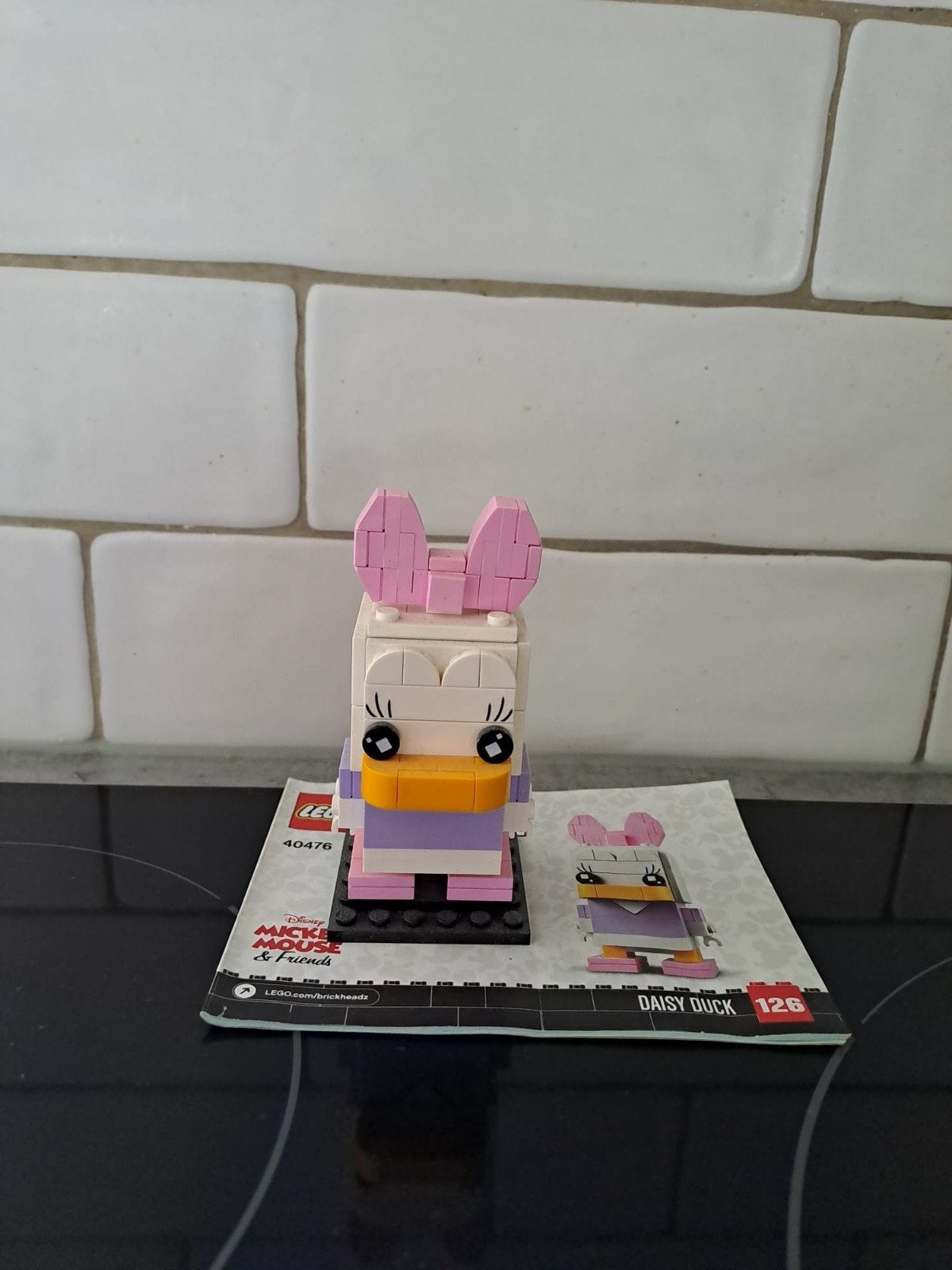 Brickheadz katrien duck, Verzamelen, Ophalen of Verzenden, Donald Duck, Zo goed als nieuw, Beeldje of Figuurtje