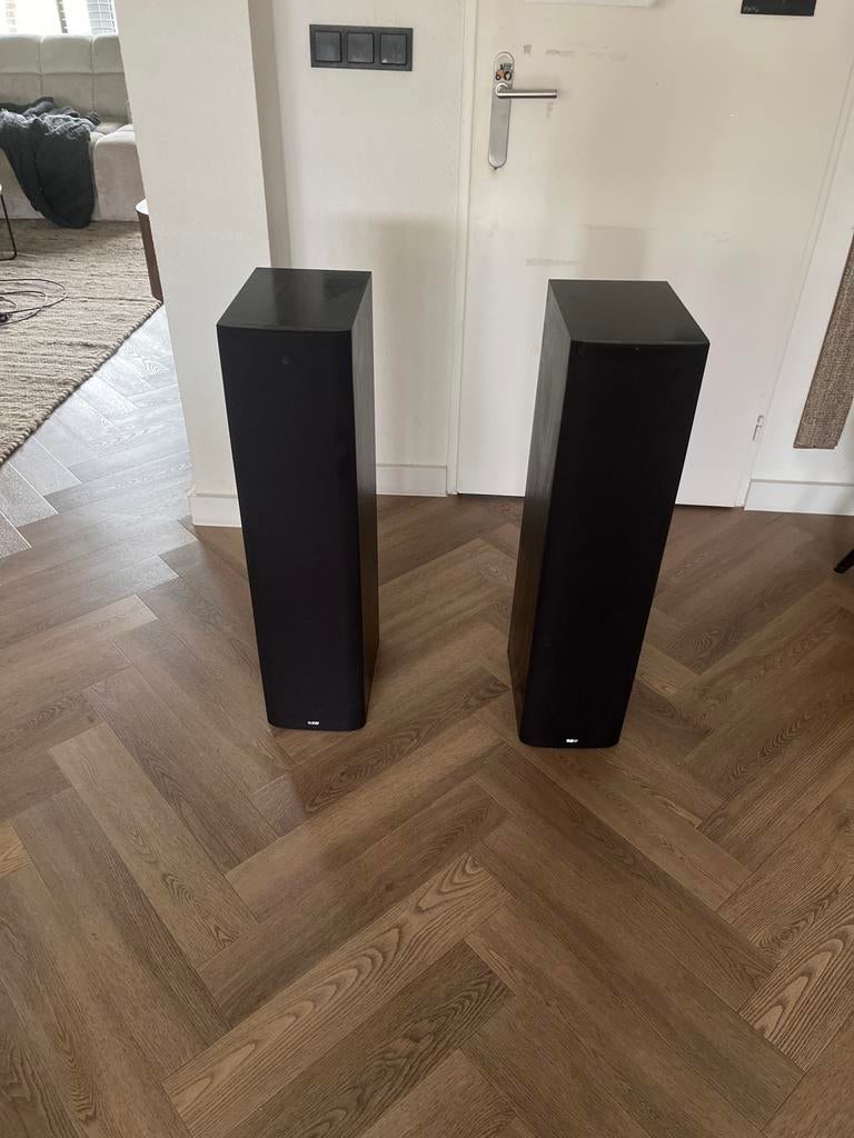 B&W DM602.5 S3 Vloerstaande Luidsprekers - Zwart, Ophalen, Gebruikt, 60 tot 120 watt, Bowers & Wilkins (B&W)