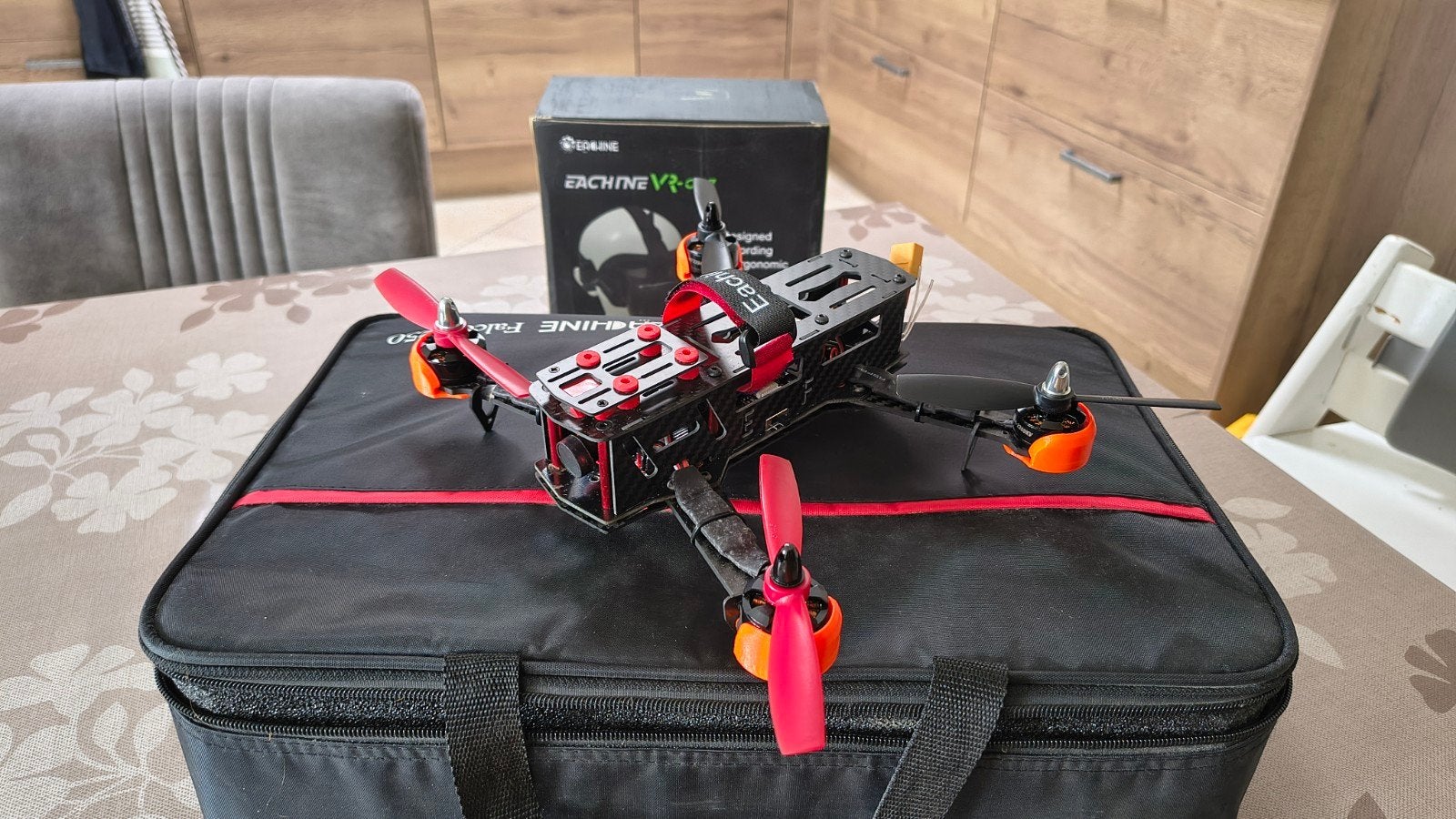Eachine 250 falcon race drone met fpv bril, Ophalen of Verzenden, Zo goed als nieuw