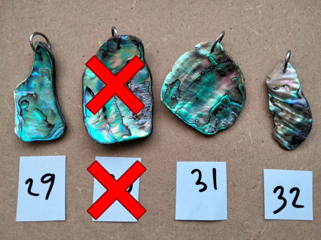 abalone hangers deel 8, Ophalen, Overige kleuren, Overige materialen