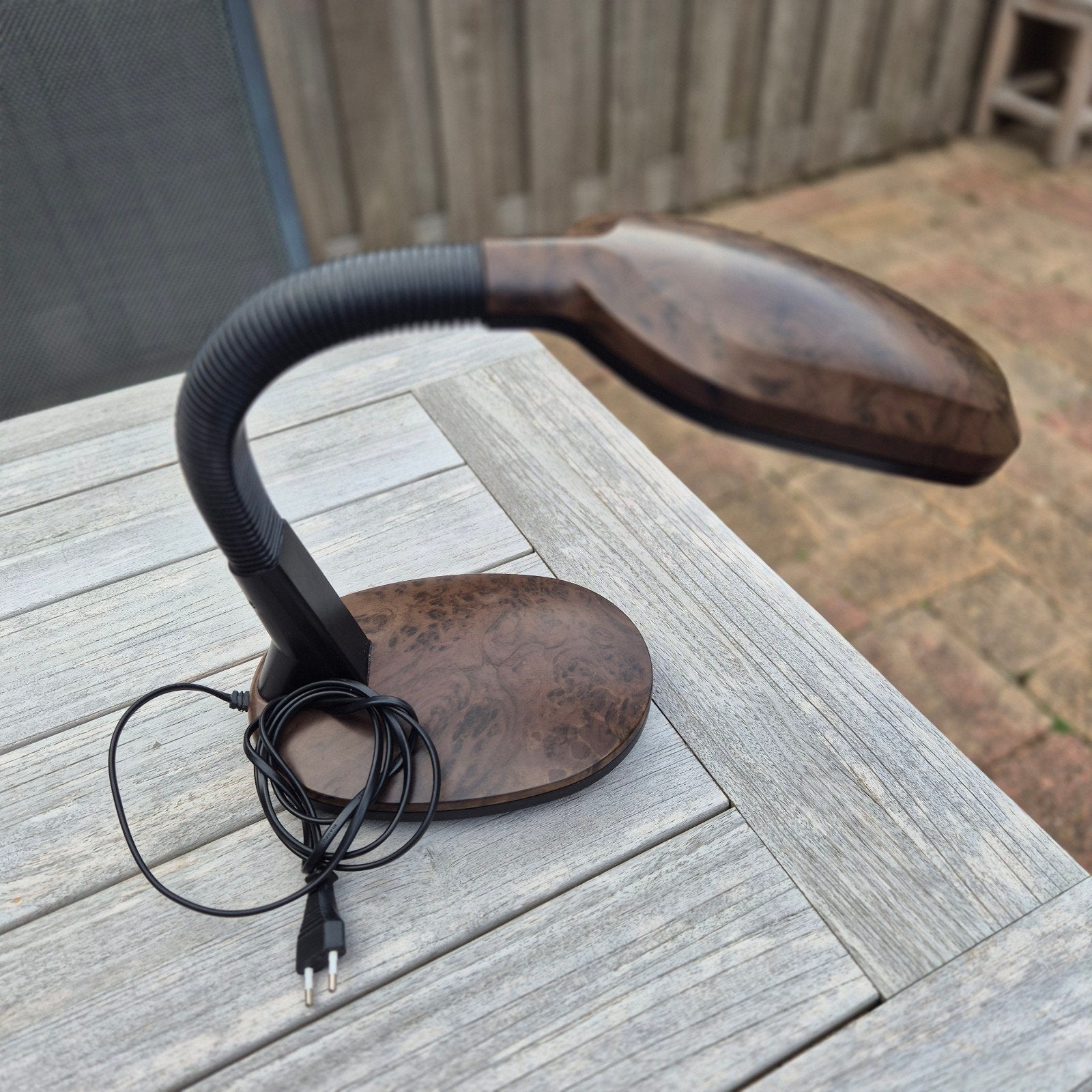 Flexibele bureaulamp met Art Deco-look, Ophalen of Verzenden