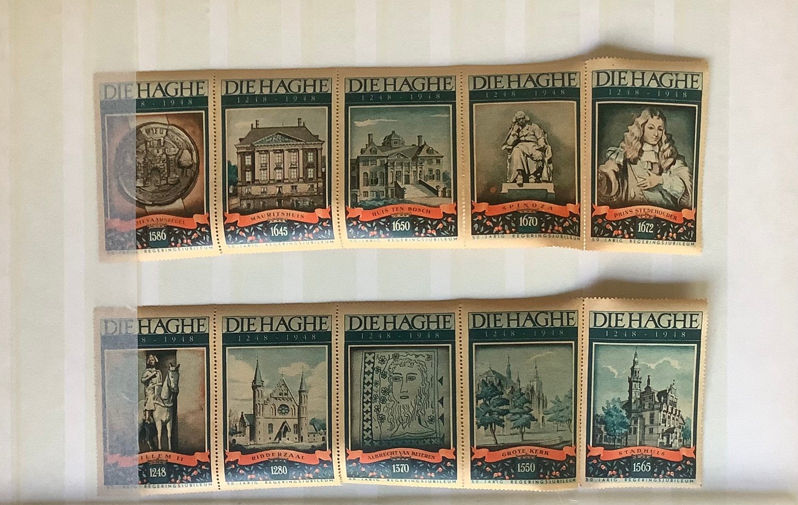 Sluitzegels Die Haghe, Ophalen of Verzenden, Overige typen