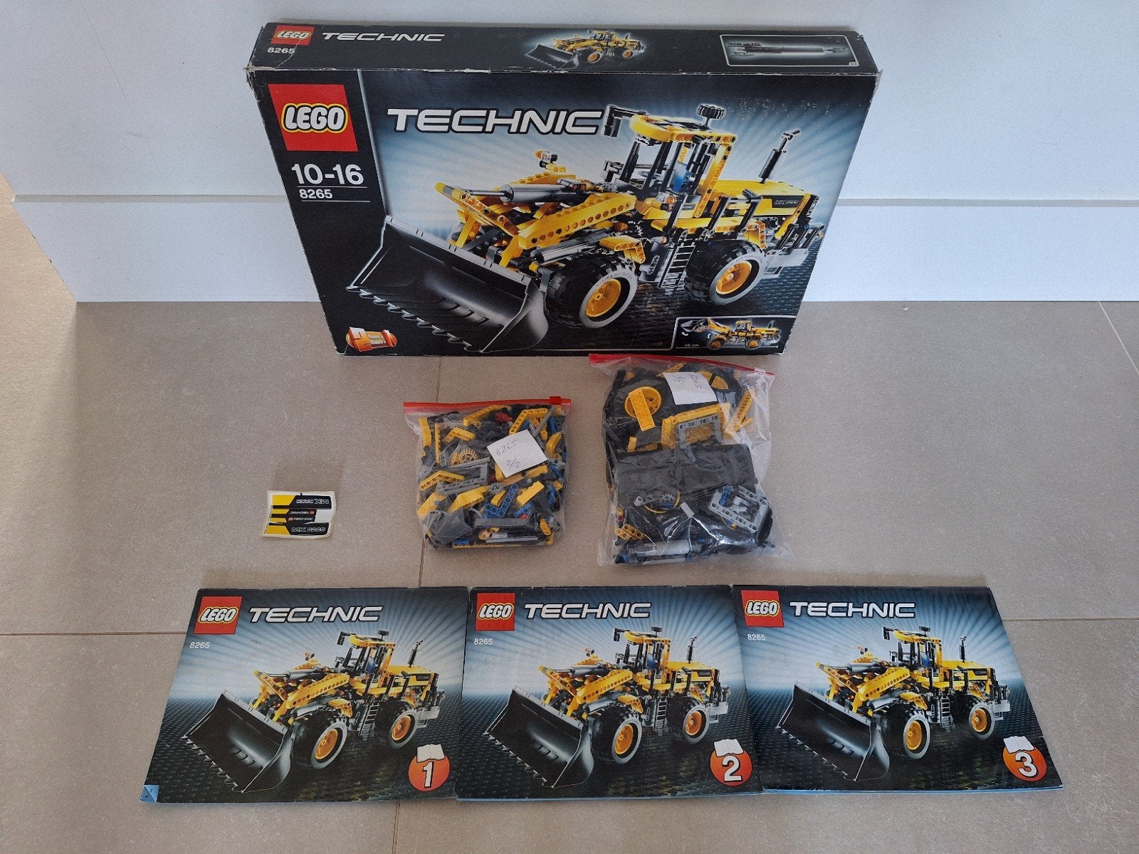 LEGO Technic 8265 shovel- Compleet, Ophalen of Verzenden, Gebruikt, Overige merken