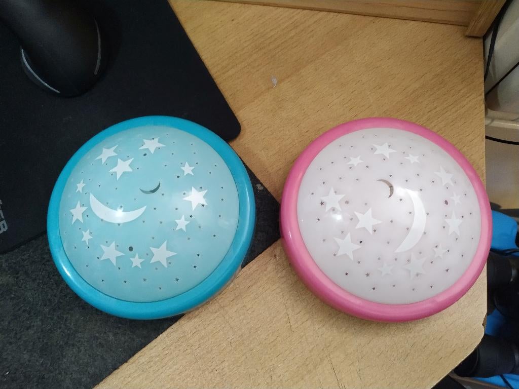 Kinder lamp met sterren projecten, Ophalen of Verzenden, Gebruikt, Lamp