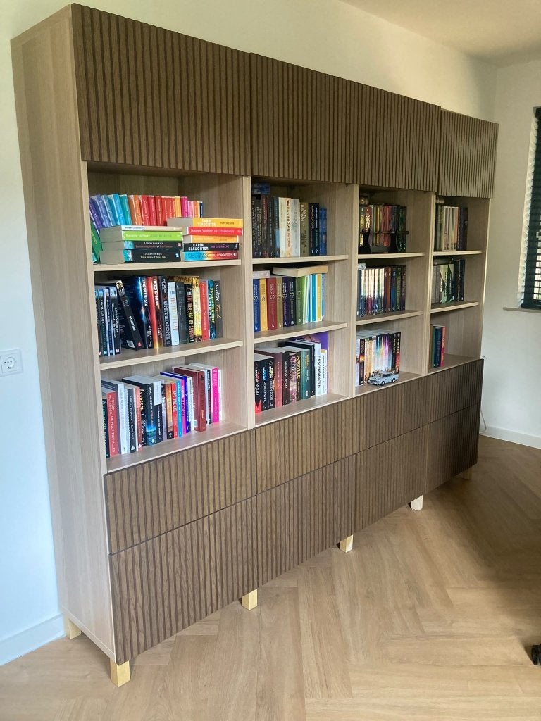 IKEA Besta kast 2x met Björköviken frontjes - nog 2 te koop, Ophalen, 200 cm of meer, Met lade(s), Zo goed als nieuw