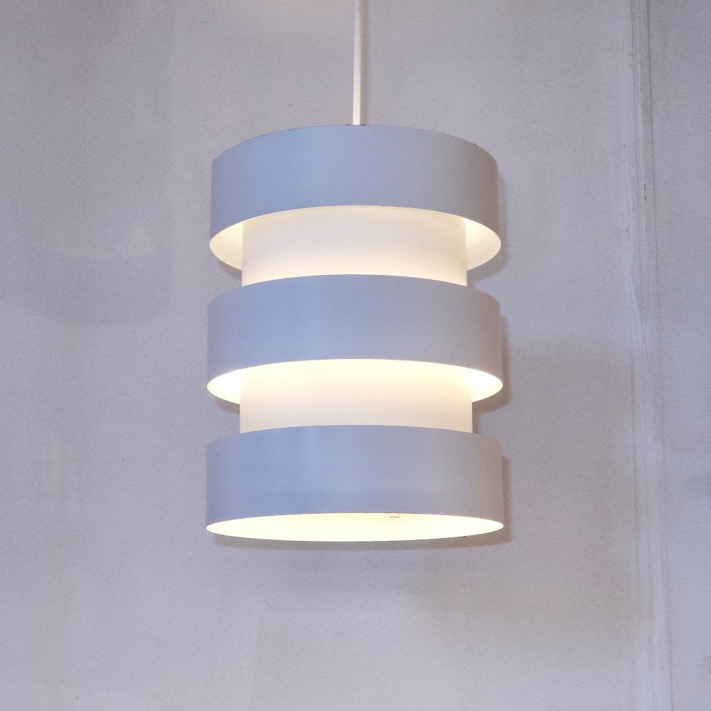hanglamp Eiffel Hammerborg Fog & Mørup metaal wit 60s 70s, Gebruikt, Fog & Mørup, -, -