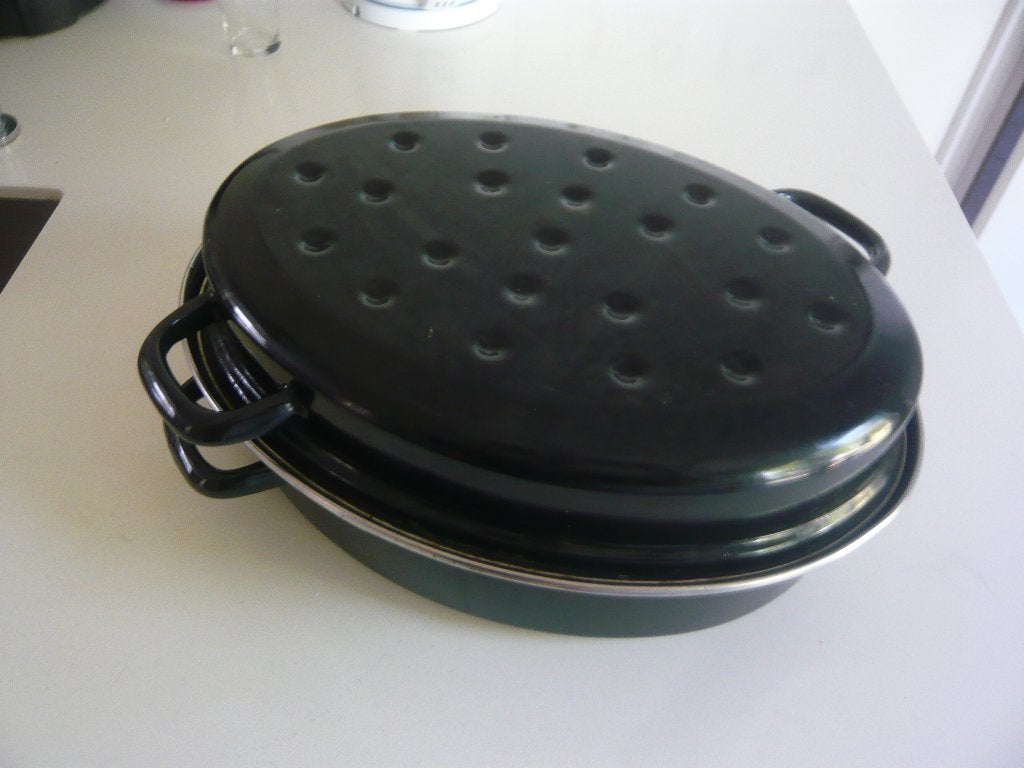 Braadpan Kruger ovaal, Met deksel, Ophalen of Verzenden, Zo goed als nieuw, Braadpan