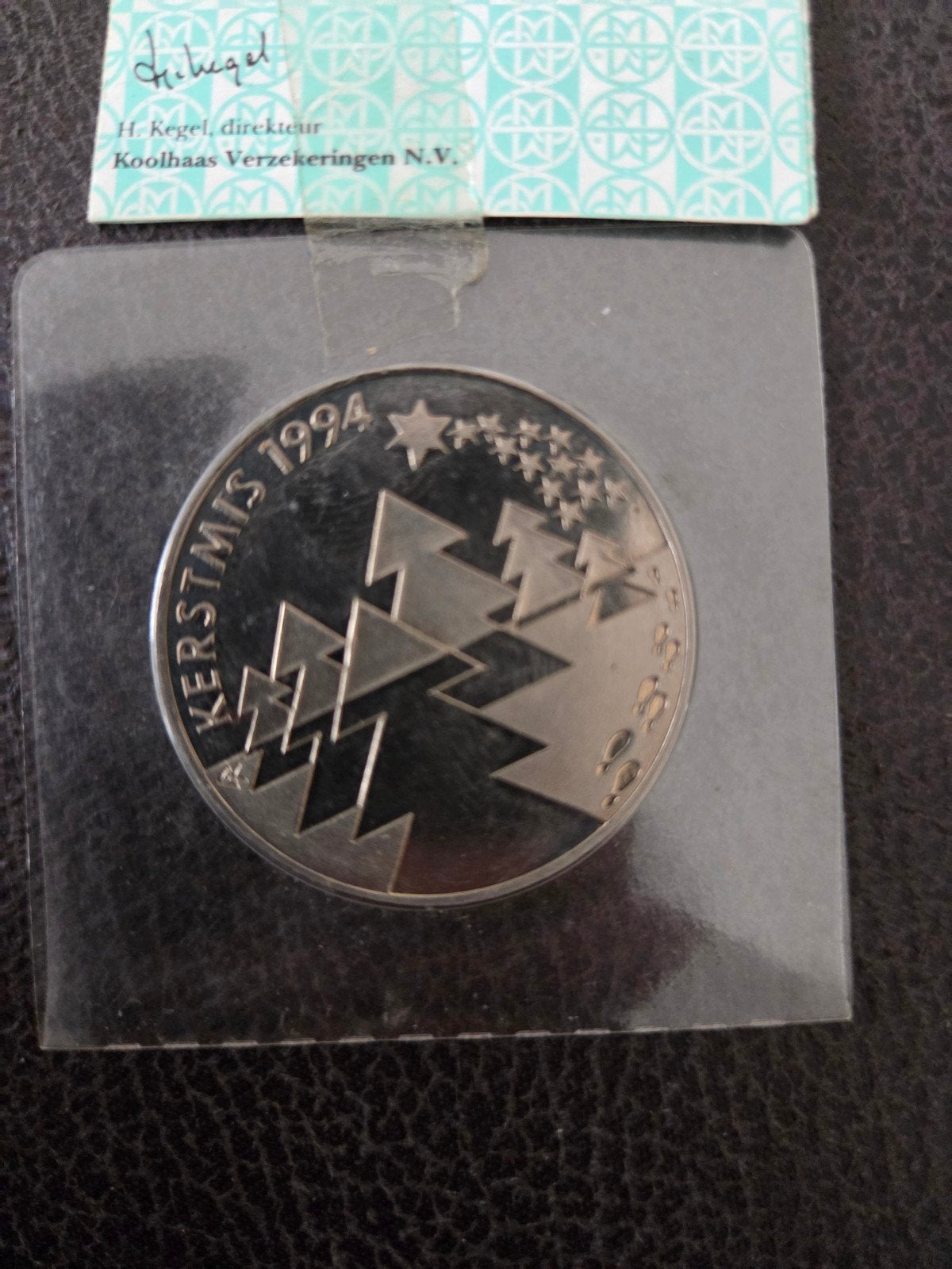 Nederlandse 5 ECU Kerstmunt 1994, Ophalen of Verzenden