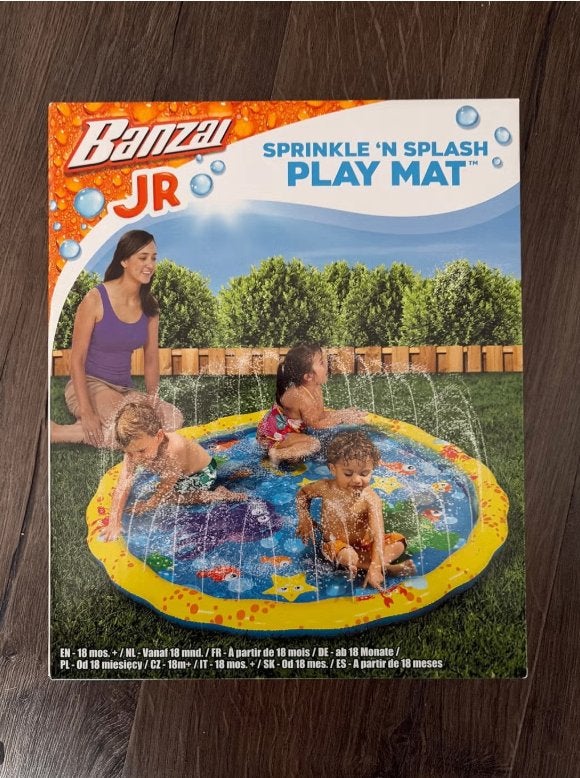 Banzai JR Sprinkle 'n Splash Play Mat - Waterspeelmat, Ophalen, Nieuw, Overige typen