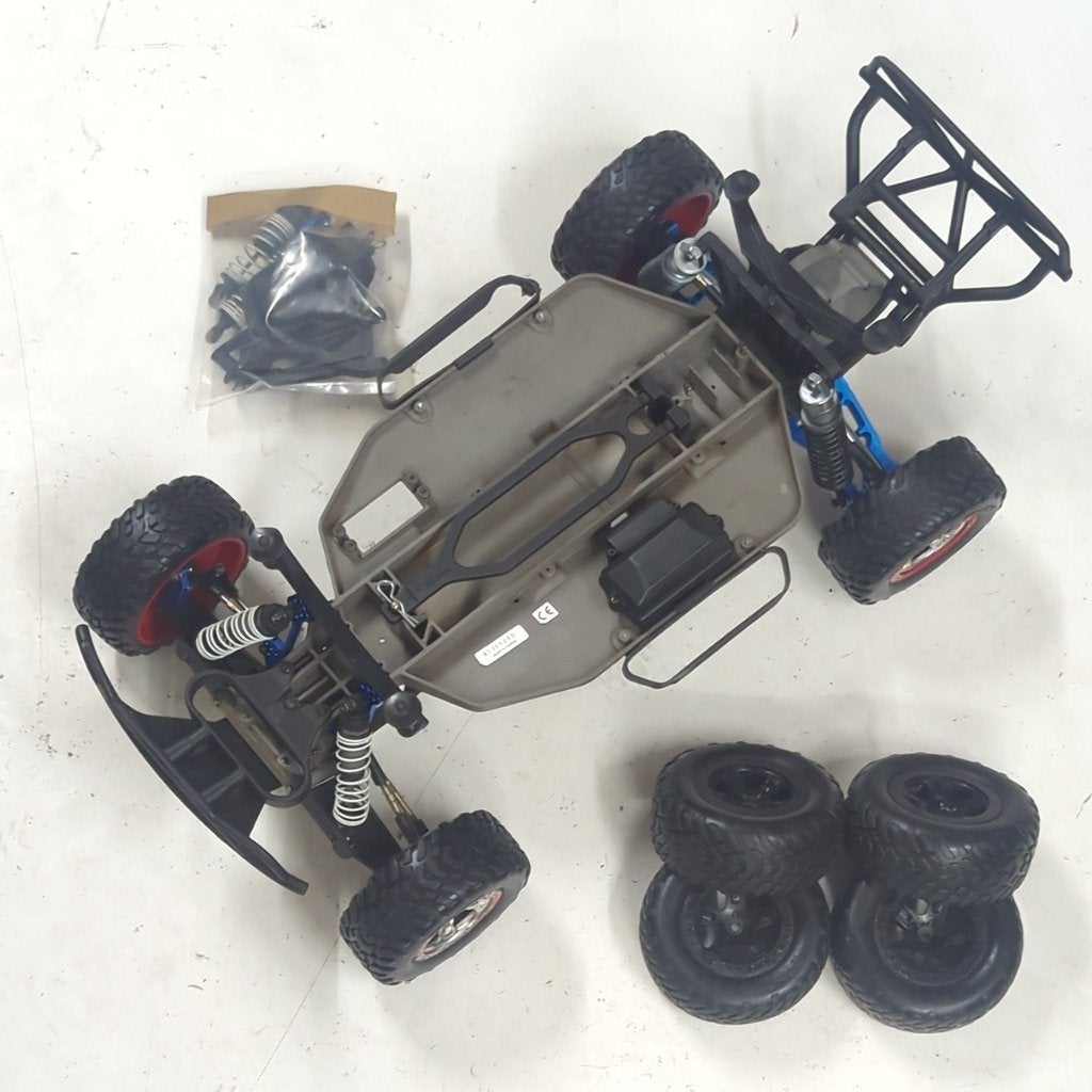 Traxxas Slash roller project, aluminium delen, metalen assen, Ophalen of Verzenden, Gebruikt, Schaal 1:10, Auto offroad